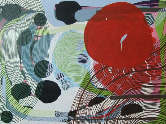 Untitled (red sun)